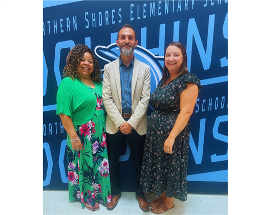 2024-2025 NSES Admin: Dr. Banks, Mr. Barbosa, and Ms. Burrels